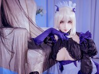 [Cosplay] Rioko 凉凉子 - Black gun stupid maid 黑枪呆女仆
