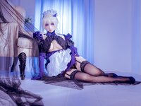 [Cosplay] Rioko 凉凉子 - Black gun stupid maid 黑枪呆女仆
