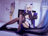 [Cosplay] Rioko 凉凉子 - Black gun stupid maid 黑枪呆女仆