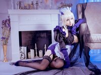[Cosplay] Rioko 凉凉子 - Black gun stupid maid 黑枪呆女仆