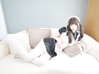 [Cosplay] 萝莉神楽板真冬之女仆雪糕