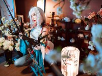 [Cosplay] 源纱希喵喵喵 申鹤
