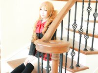 [Cosplay][Odoru-Neko-Ningen 踊るねこ人間] LeChat るしゃ - (C87)My very own Morisama!! ぼくだけの モリサマ様!!