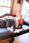 [Cosplay][Odoru-Neko-Ningen 踊るねこ人間] LeChat るしゃ - (C87)My very own Morisama!! ぼくだけの モリサマ様!!