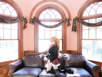 [Cosplay][Odoru-Neko-Ningen 踊るねこ人間] LeChat るしゃ - (C87)My very own Morisama!! ぼくだけの モリサマ様!!