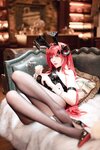[Cosplay] 轩萧学姐 兴登堡兔女郎