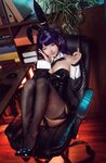 [Cosplay] 是三不是世w 喜多川海梦 紫发兔女郎