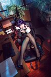 [Cosplay] 是三不是世w 喜多川海梦 紫发兔女郎