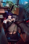 [Cosplay] 是三不是世w 喜多川海梦 紫发兔女郎