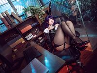 [Cosplay] 是三不是世w 喜多川海梦 紫发兔女郎