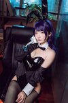 [Cosplay] 是三不是世w 喜多川海梦 紫发兔女郎