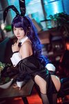 [Cosplay] 是三不是世w 喜多川海梦 紫发兔女郎