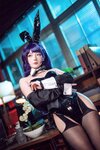 [Cosplay] 是三不是世w 喜多川海梦 紫发兔女郎