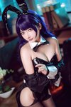 [Cosplay] 是三不是世w 喜多川海梦 紫发兔女郎