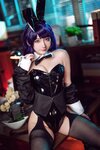 [Cosplay] 是三不是世w 喜多川海梦 紫发兔女郎