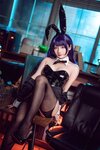 [Cosplay] 是三不是世w 喜多川海梦 紫发兔女郎
