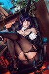 [Cosplay] 是三不是世w 喜多川海梦 紫发兔女郎