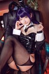[Cosplay] 是三不是世w 喜多川海梦 紫发兔女郎