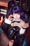 [Cosplay] 是三不是世w 喜多川海梦 紫发兔女郎