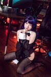 [Cosplay] 是三不是世w 喜多川海梦 紫发兔女郎