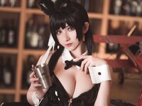 [Cosplay] Rioko 凉凉子 - Atago bunny girl 爱宕兔女郎