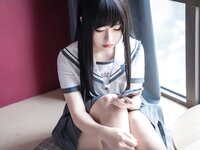 [Cosplay] 虎森森 下班后的OL 2