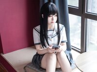 [Cosplay] 虎森森 下班后的OL 2