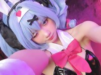 [Cosplay] PoppaChan Miku Rabbit Hole [168P14V-1.29GB]