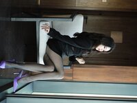 [Cosplay] Sia不吃鱼 黑丝玉足