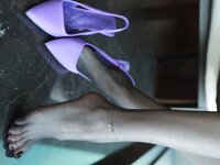 [Cosplay] Sia不吃鱼 黑丝玉足