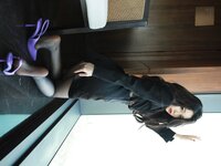 [Cosplay] Sia不吃鱼 黑丝玉足