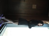 [Cosplay] Sia不吃鱼 黑丝玉足