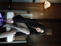 [Cosplay] Sia不吃鱼 黑丝玉足