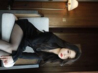 [Cosplay] Sia不吃鱼 黑丝玉足