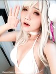 [Cosplay] Hana Bunny - Emilia Swimsuit