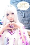 [Cosplay] Hana Bunny - Emilia Swimsuit