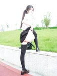 [Cosplay] Jinji Qihua 緊急企劃 - Black Silk JK 黑丝JK