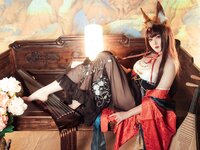 [Cosplay] Natsuko 夏夏子 - Akagi Asao comes to visit 赤城 朝凰来仪