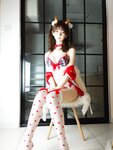 [Cosplay] YiXiaoYangZe 一小央泽 - Christmas deer costume 圣诞装 鹿