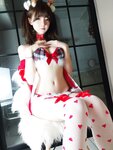 [Cosplay] YiXiaoYangZe 一小央泽 - Christmas deer costume 圣诞装 鹿
