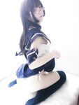 [Cosplay] YiXiaoYangZe 一小央泽 - Katana and Sailor Suit 武士刀与水手服