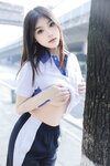 [Cosplay] 豆瓣酱 公交车写真