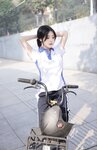 [Cosplay] 豆瓣酱 公交车写真