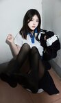 [Cosplay] 豆瓣酱 公交车写真