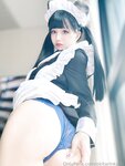 [Cosplay] 沖田凜花 Rinka Sailor Suit Maid