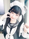 [Cosplay] 沖田凜花 Rinka Sailor Suit Maid