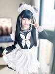 [Cosplay] 沖田凜花 Rinka Sailor Suit Maid