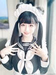 [Cosplay] 沖田凜花 Rinka Sailor Suit Maid