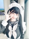 [Cosplay] 沖田凜花 Rinka Sailor Suit Maid
