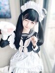 [Cosplay] 沖田凜花 Rinka Sailor Suit Maid